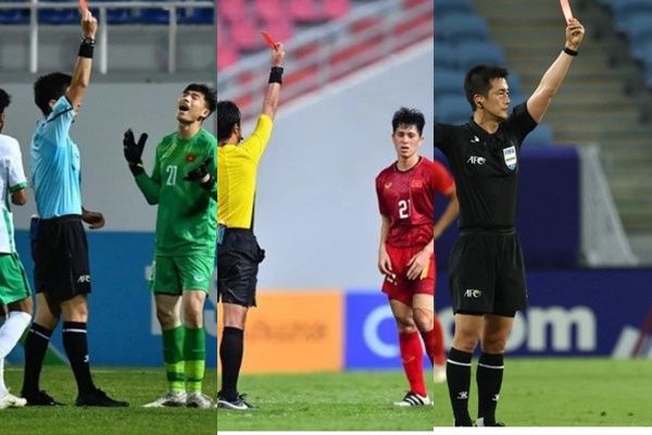 Thống kê đầy bất ngờ: 3 cầu thủ Việt Nam mặc áo số 21 đều nhận thẻ đỏ ở 3 VCK U23 châu Á liên tiếp